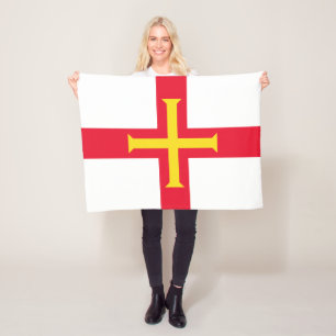 Cobertor De Velo Guernsey Flag