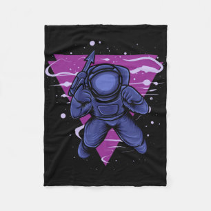 Cobertor De Velo Guerra Do Astronauta No Espaço