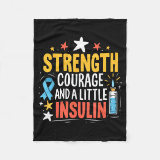 Cobertor De Velo Guerreiro T1d Insulina Diabético Diabetes Tipo 1