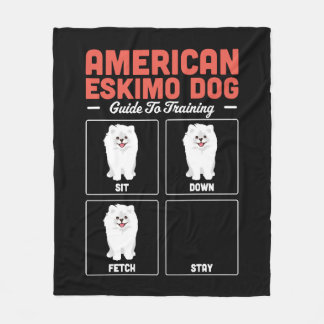 Cobertor De Velo Guia Americano de Cães Eskimo para Treinamento