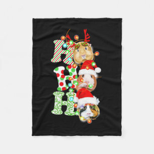 Cobertor De Velo Guiné Pig Christmas