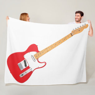 COBERTOR DE VELO GUITAR ELÉTRICO ÍCONE VERMELHO