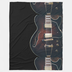 Cobertor De Velo Guitarra Elétrica em Preto