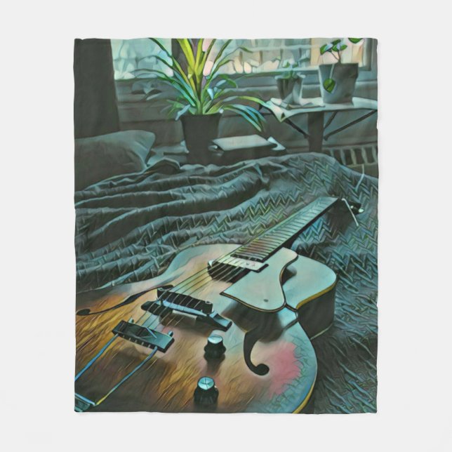 Cobertor De Velo Guitarrista acústico (Frente)