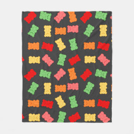 Cobertor De Velo Gummy Bear Pattern