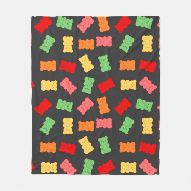 Cobertor De Velo Gummy Bear Pattern (Frente)