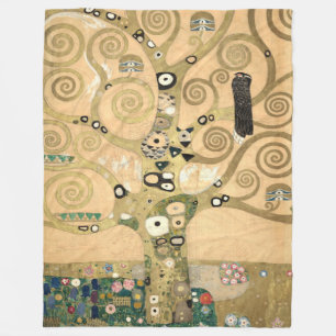 Cobertor De Velo Gustav Klimt - A Árvore da Vida, Friso Stoclet