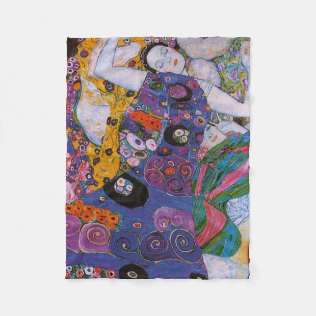 Cobertor De Velo Gustav Klimt - A Virgem (Frente)