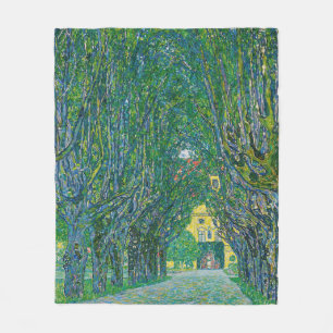Cobertor De Velo Gustav Klimt - Avenida no Parque Schloss Kammer