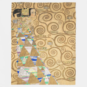 Cobertor De Velo Gustav Klimt - Expectativa, Frieze Stoclet