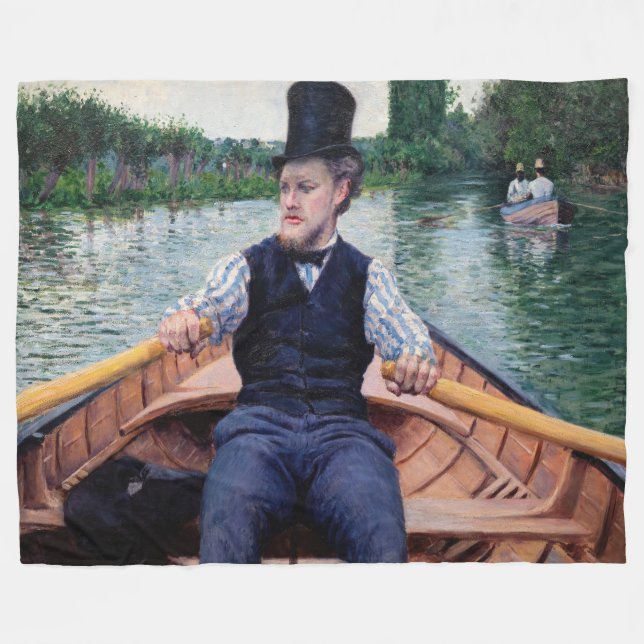 Cobertor De Velo Gustave Caillebotte - Festa de Barco (Frente (Horizontal))