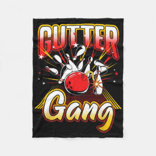 Cobertor De Velo Gutter Gang Bowlers Legal de boliches de 10 pinos