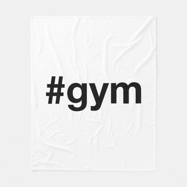 Cobertor De Velo GYM Hashtag (Frente)