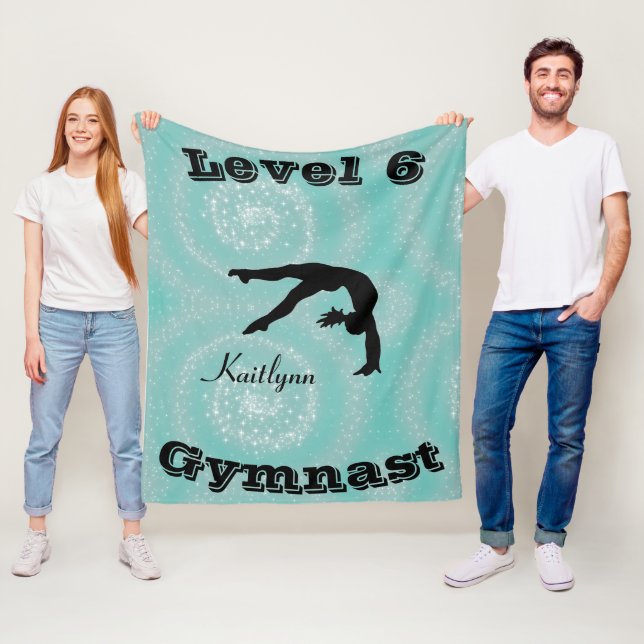 Cobertor De Velo Gymnast Level Fleece Blanket com o respectivo níve (In Situ)