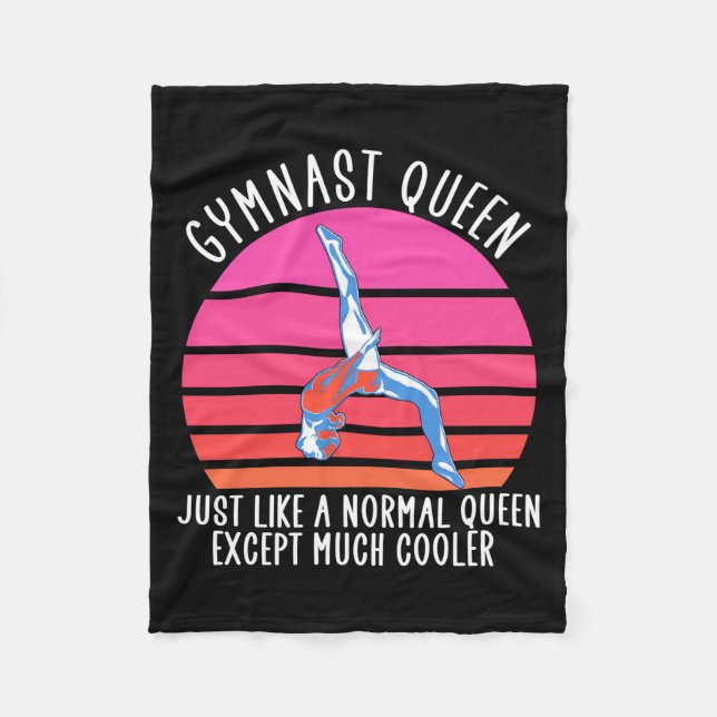 Cobertor De Velo Gymnast Queen (Frente)