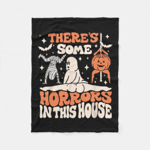 Cobertor De Velo Há alguns horrores nesta casa Ghost Pumpkin H