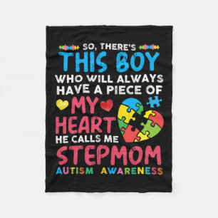 Cobertor De Velo Há um rapaz que ele me chama de Stepman Autism Awa