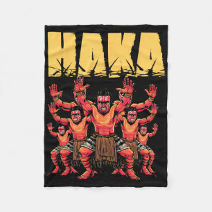 Cobertor De Velo Haka Dance Maori Engraçado Outfit de Cultura Nova