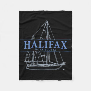 Cobertor De Velo Halifax Nova Scotia Projeto de Velho Barco à Vela 