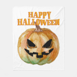 Cobertor De Velo Halloween - Abóbora