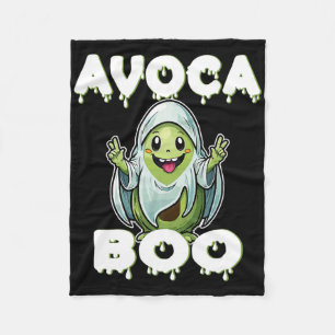Cobertor De Velo Halloween Avocado Pun Ghost Costume Funny Veggie A