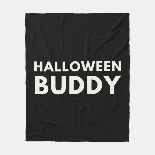 Cobertor De Velo Halloween Buddy (Frente)