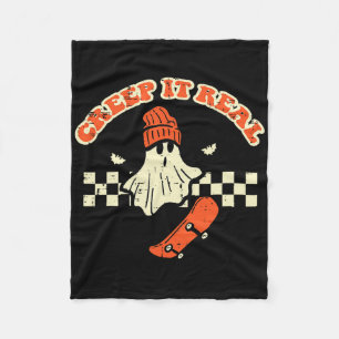 Cobertor De Velo Halloween Creep It Real Ghost Skater Costume Men B