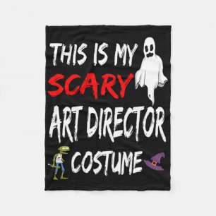 Cobertor De Velo Halloween Este É Meu Assustador Diretor De Arte Co