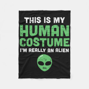 Cobertor De Velo Halloween Figurume Humano Sou Alienígena Homens En