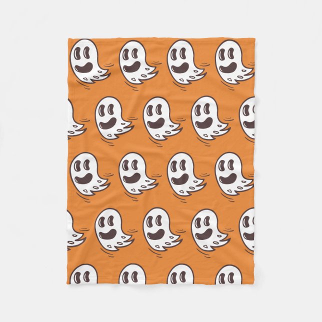 Cobertor De Velo Halloween Ghost Pattern Blanket (Frente)