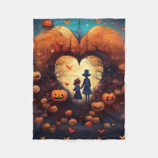 Cobertor De Velo Halloween Kid Friendly