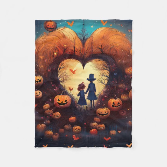 Cobertor De Velo Halloween Kid Friendly (Frente)