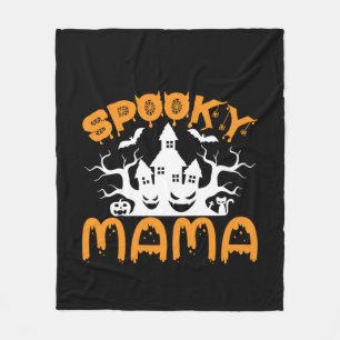 Cobertor De Velo Halloween Spooky Mama Birthday