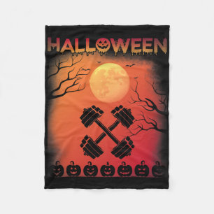 Cobertor De Velo Halloween Themed Vintage Style Gym Holeen