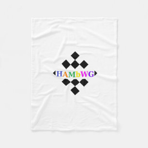 Cobertor De Velo HAMbWG - Aberto da peça - Verificador w Logotipo