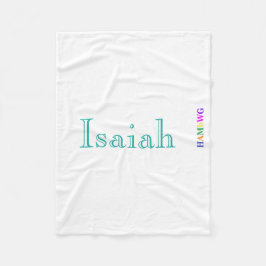 Cobertor De Velo HAMbyWhiteGlove - Folha de velo - Contorno de casl