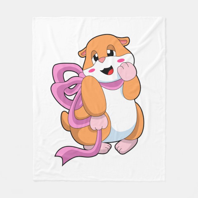 Cobertor De Velo Hamster com Faixa de Opções (Frente)