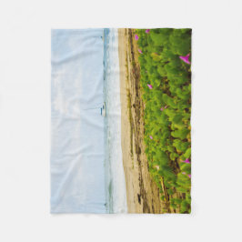 Cobertor De Velo Hanalei Bay Kauai Hawaii Beach e Boats