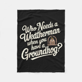 Cobertor De Velo Happy Groundhog Day Woodchuck Animal Groundhog Lov