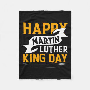 Cobertor De Velo Happy Martin Luther King Day Sticker