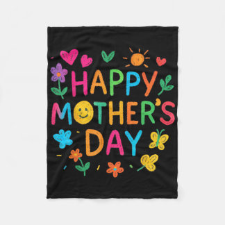 Cobertor De Velo Happy Mothers Day For Toddler Baby Kids Saying For