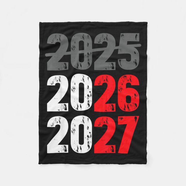 Cobertor De Velo Happy New Year 2026 Coming Soon 2027 Funny 67 Meme (Frente)
