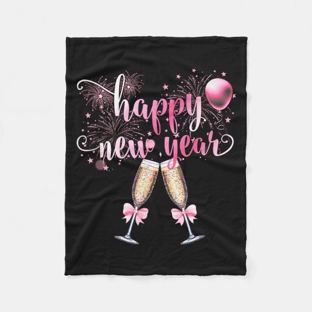 Cobertor De Velo Happy New Year 2026, Cute Funny Gift Men, Women  (Frente)