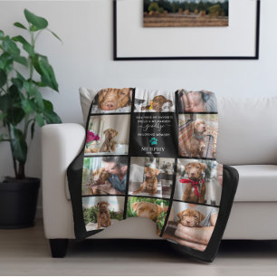 Cobertor De Velo Hardect Goodbye Pet Memorial 11 Colagem Fotográf