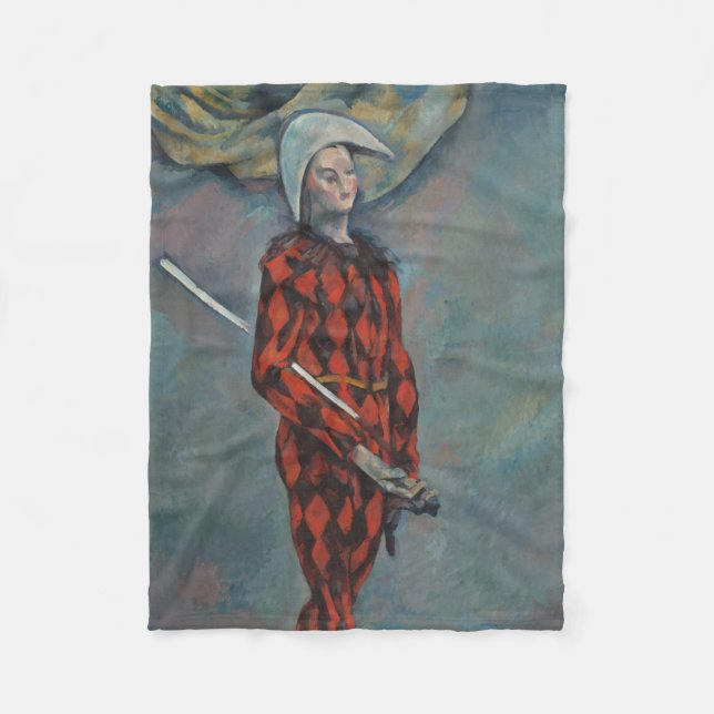 Cobertor De Velo Harlequin (Joker) (por Paul Cézanne) (Frente)