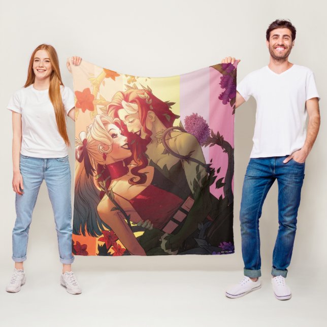 Cobertor De Velo Harley Quinn e Poison Ivy Pride Cobrir (In Situ)