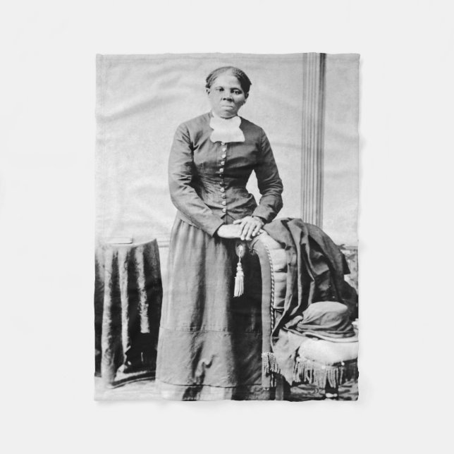 Cobertor De Velo Harriet Tubman Conductor Underground Railroad (Frente)