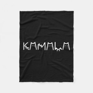 Cobertor De Velo Harris Cat Alphabet Cat - Letra Blue Cat Go Kamala