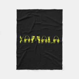 Cobertor De Velo Harris Cat Lettering Positive Funny 15