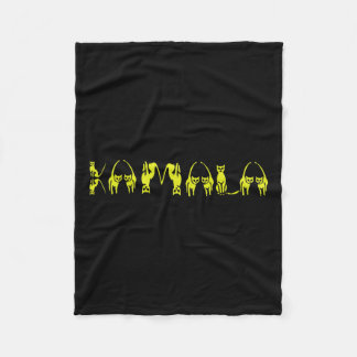 Cobertor De Velo Harris Cat Lettering Positive Funny 15